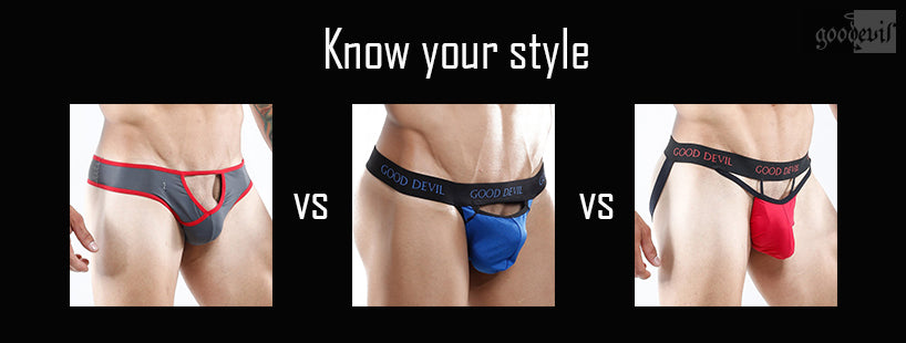 Understanding the difference between a Jockstrap, Thong, and G