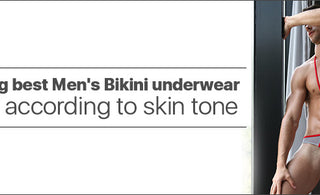 Choosing best Men's Bikini underwear colour according to skin tone