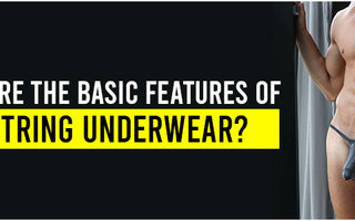 What are the basic features of g-string underwear?