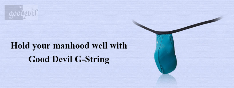 Hold your manhood well with Good Devil G-String